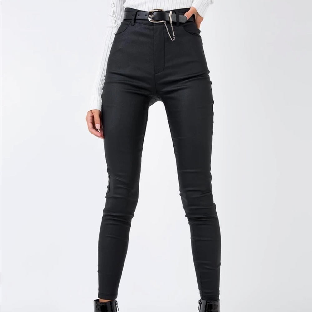 Princess Polly leather pants
